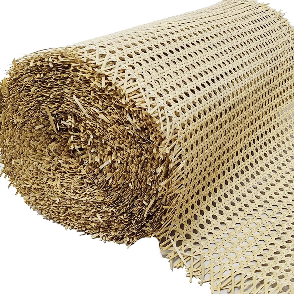 Rollo de cincha de ratán de bastón, malla de ratán abierta tejida de ratán natural para proyectos de conserva, anís estrellado, ratán ancho para manualidades, gabinete, silla, muebles, A