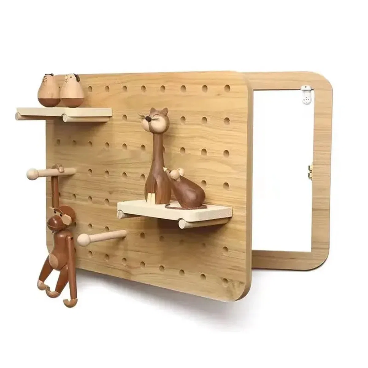 Cubierta de medidor, tableros Decorativos Modernos, Caja eléctrica, Tablero Oculto, tableros de Madera, Estante, Decoraciones de Pared for Sala de Estar(Style 2,45x30cm)