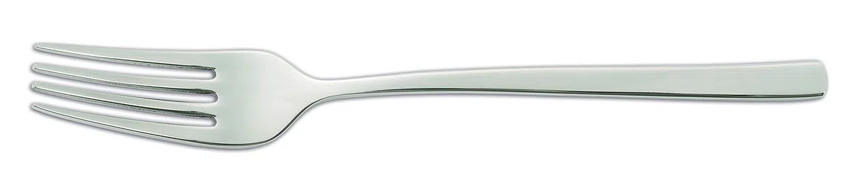 Arcos Serie Capri Caja de 12 uds Tenedor de postre Tenedor para tartas, Monoblock de una pieza en Acero Inoxidable 18/10 y 160 mm, Color Plata (12 uds)