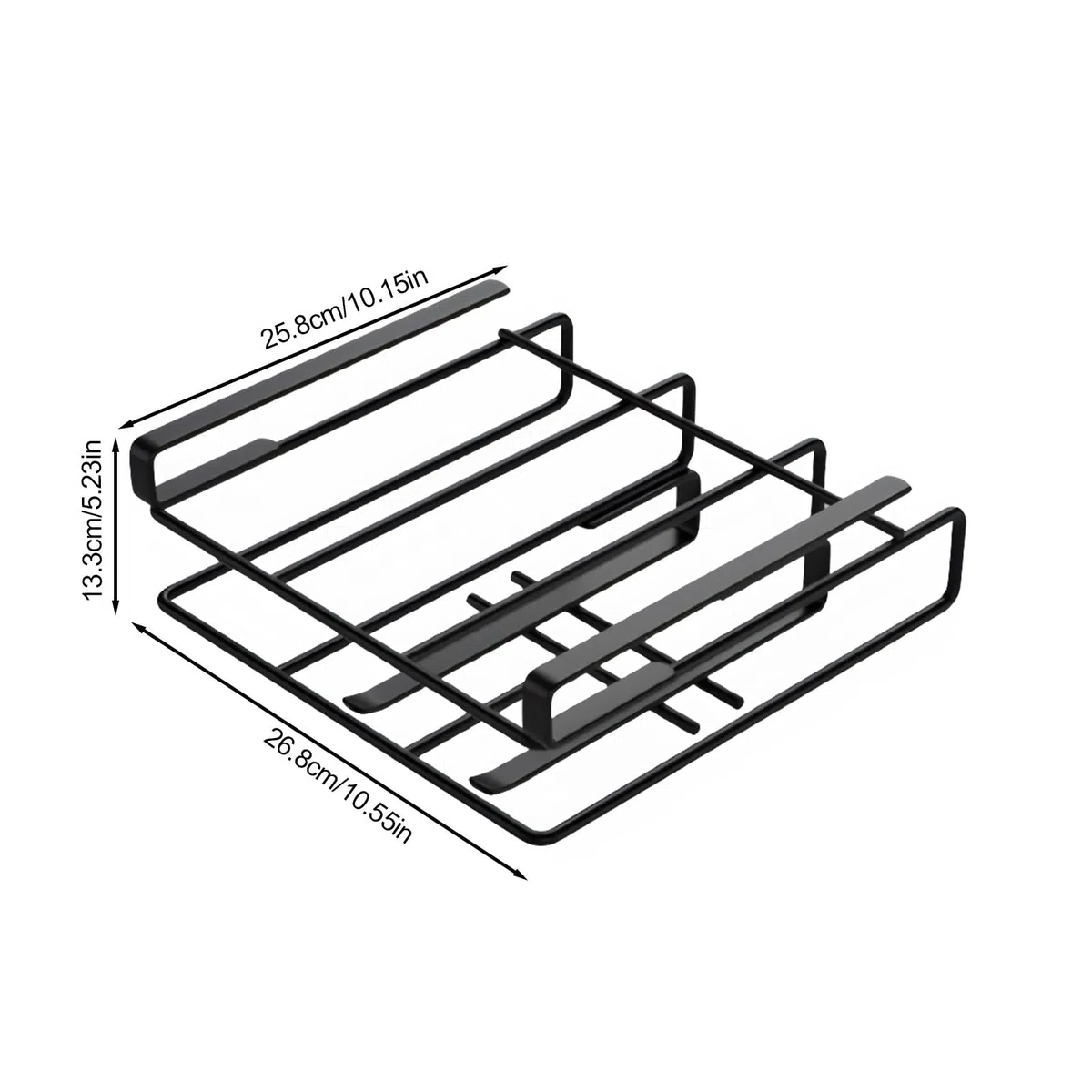 Organizador de tabla de cortar para armario, estante colgante para bandeja de servir, estante de cocina de acero inoxidable para organizar toallas, tablas de cortar, sartenes para hornear