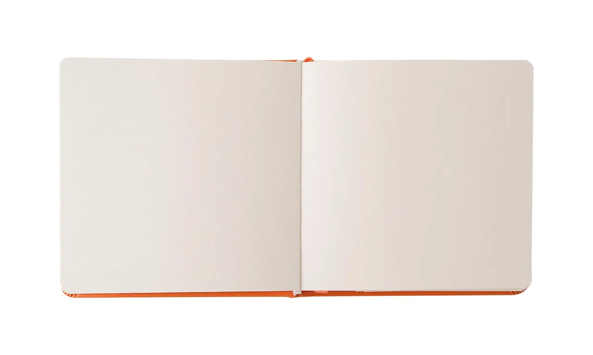 Cuaderno de bocetos de papel sin ácidos, 160 g/m², 120 páginas (24 hojas), encuadernación cosida de 4.7 x 4.7 pulgadas, cubierta de piel sintética, diario de acuarela para artistas