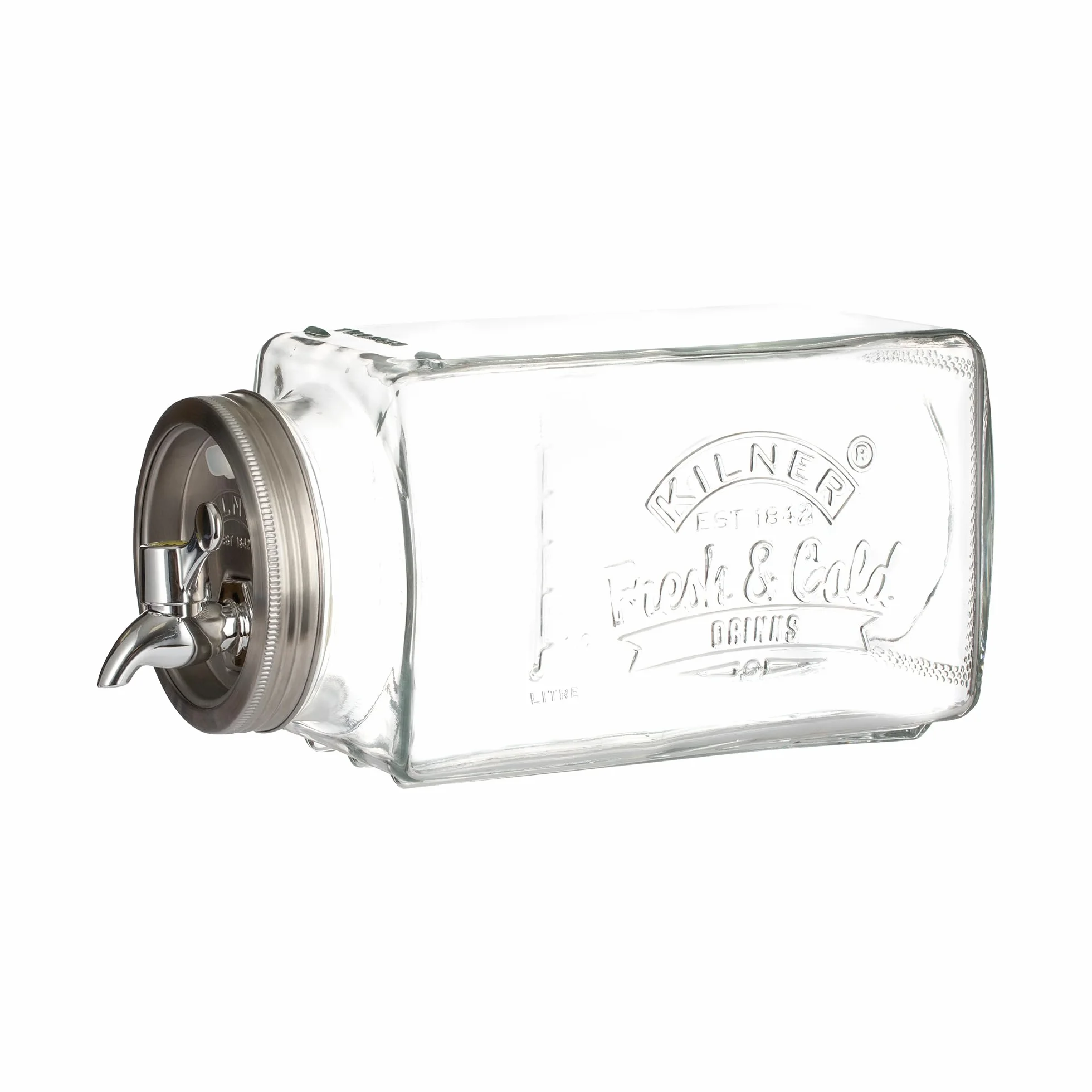 Kilner Dispensador de cristal para frigorífico, 3 litros