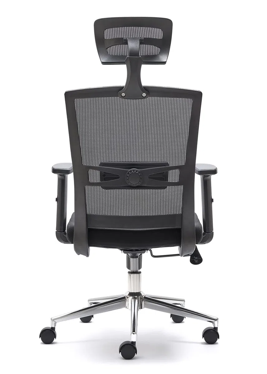 Silla Profesional Baku. Ergonomica. Cabecero, Soporte Lumbar y Brazos regublables.