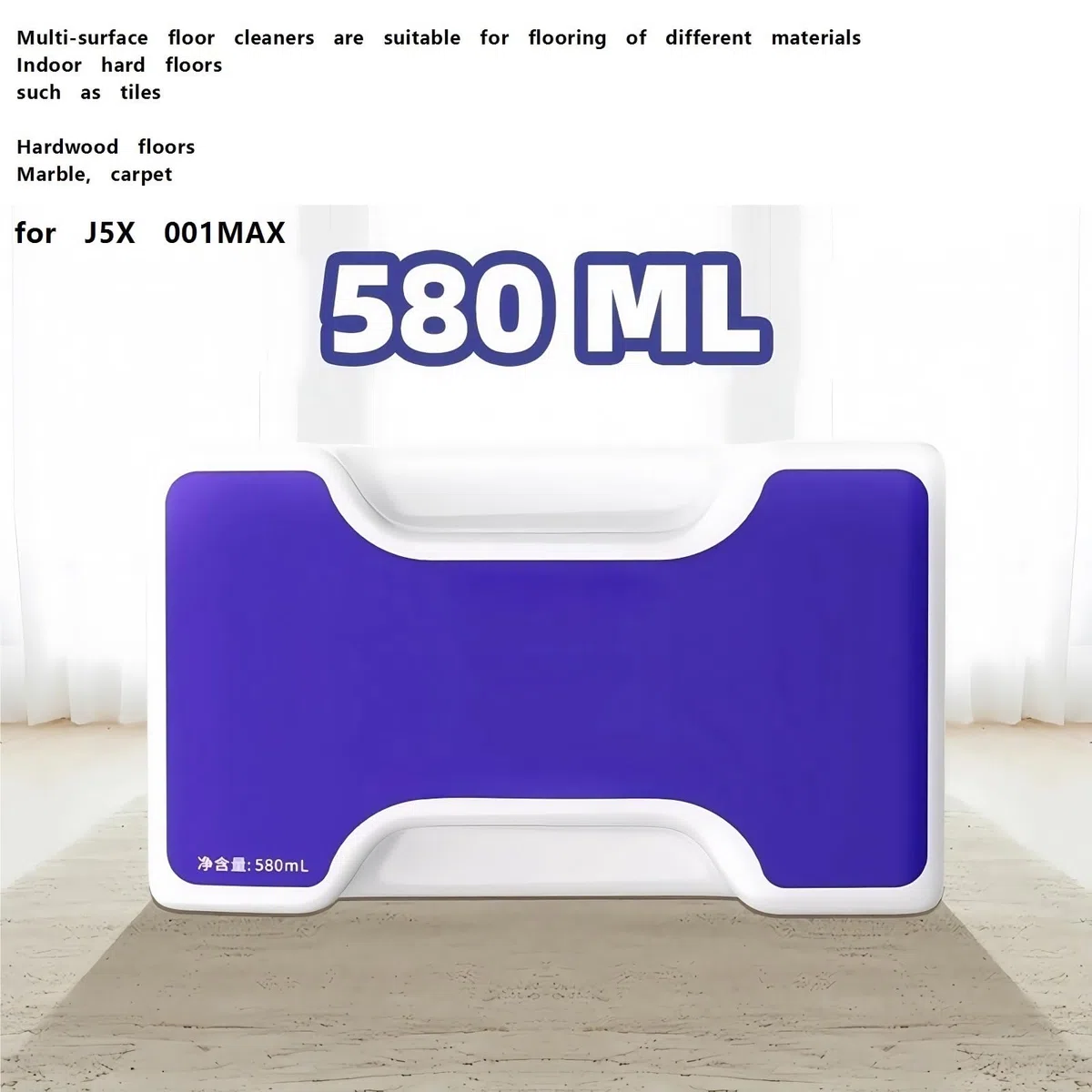 Solución For Limpieza De Suelos, 6 Botellas, Compatible Con Narwal XiaoYao J5X 001MAX Limpiador Multisuperficies Con Aroma A Limón, 580 Ml