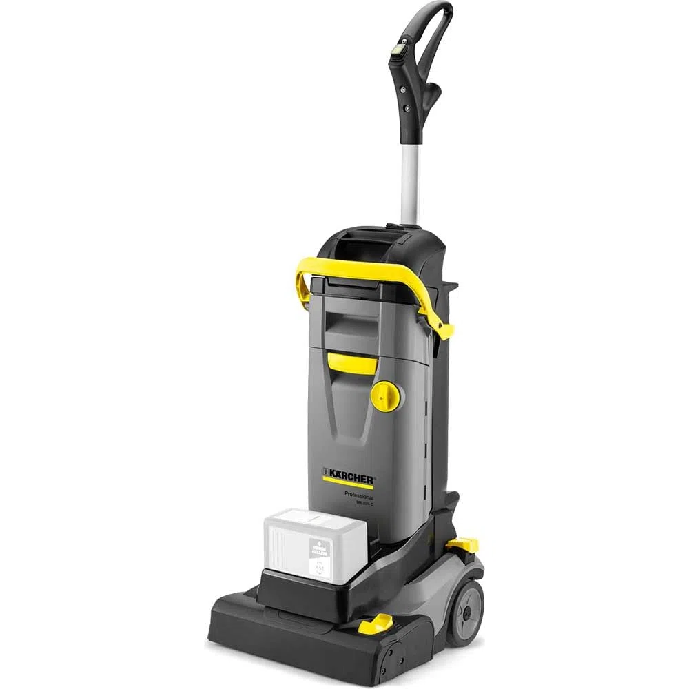 Karcher BR 30/4 C BP Professional - Limpiador de suelos inalámbrico de 36 V y secadora sin pilas