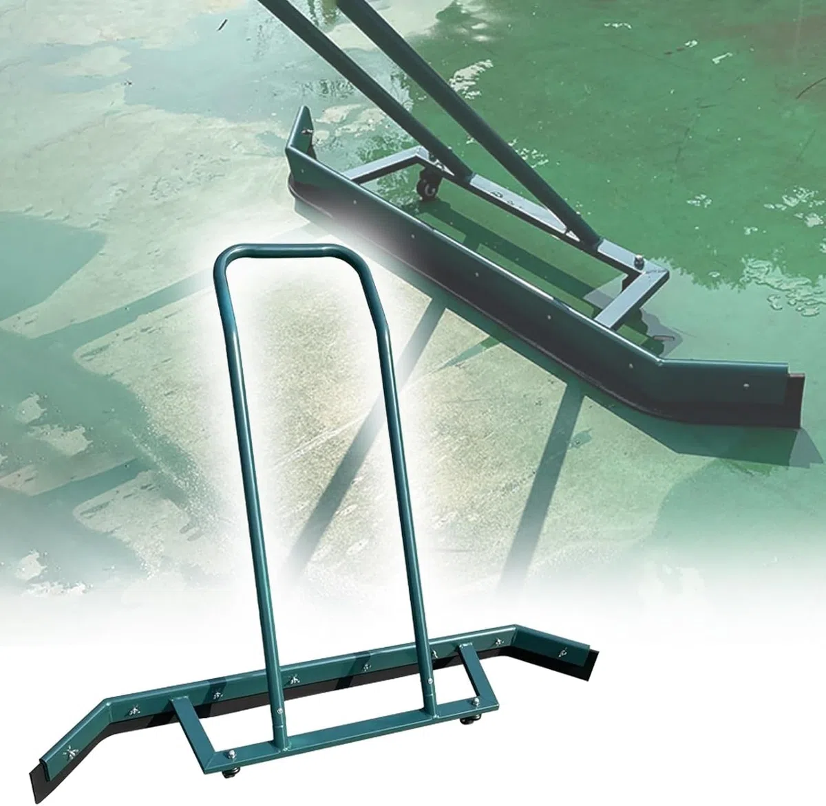 Rasqueta de suelo resistente para hormigón, cancha de tenis, azulejos, rodillo empujador de agua grande, herramienta de secado para interiores y exteriores
