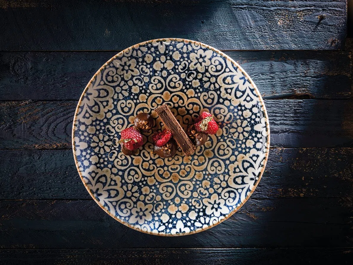 Bonna Platos de postre - Alhambra - Porcelana - 21 cm - juego de 6