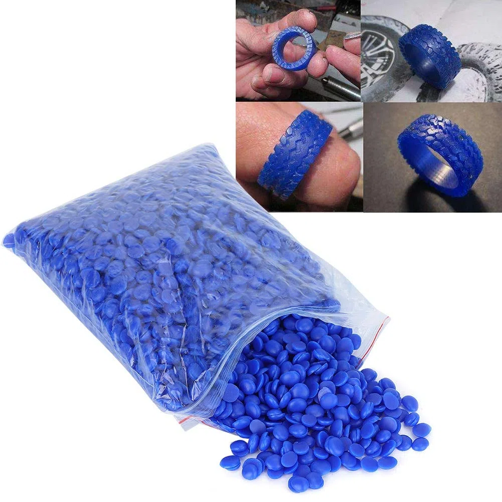Cuentas profesionales de cera de inyección para fundición de joyas (azul)