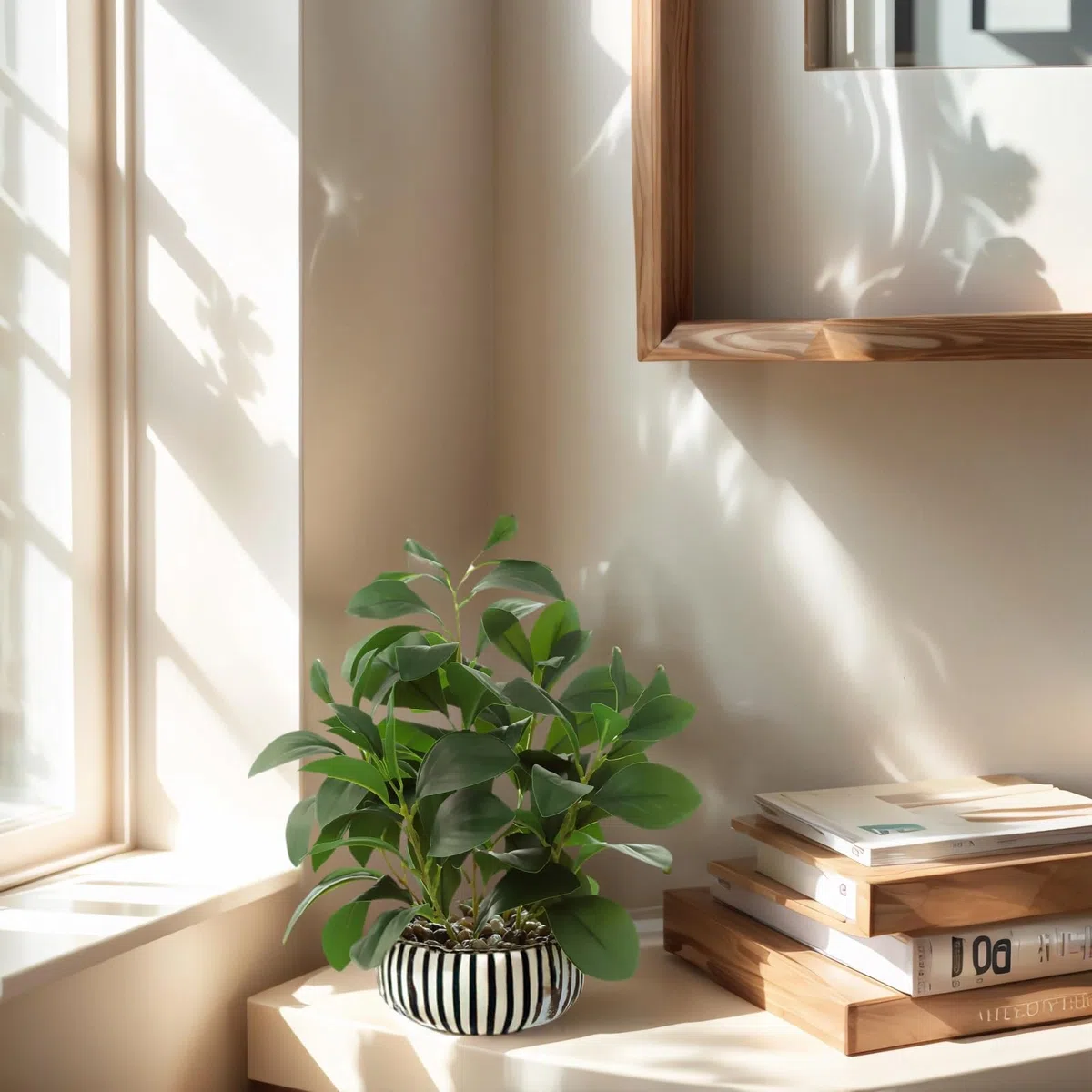 Plantas Artificiales Peperomia Plantas Falsas con Cemento Maceta para Habitación Casa Baño Dormitorio Cocina Oficina Mesa Interior Exterior Decoración