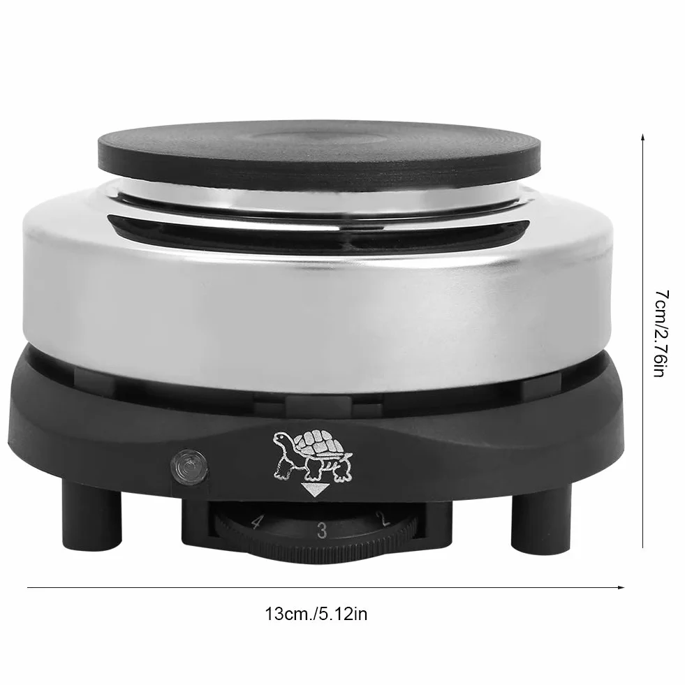 Estufa Eléctrica Portátil de Encimera - Temperatura Regulable, Calentador Casero, Placas Multifuncionales para Té, Café, Cocina - Placa de Calentamiento Individual