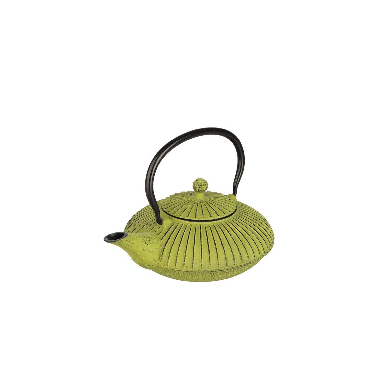 IBILI - Tetera hierro fundido Verde, 0.78 litros, Interior esmaltado, Apto para inducción