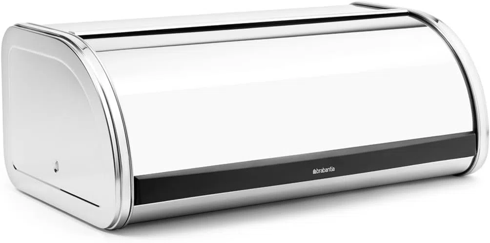 Brabantia 312601 - Panera con Tapa Deslizante, tamaño Normal, Color Brillante