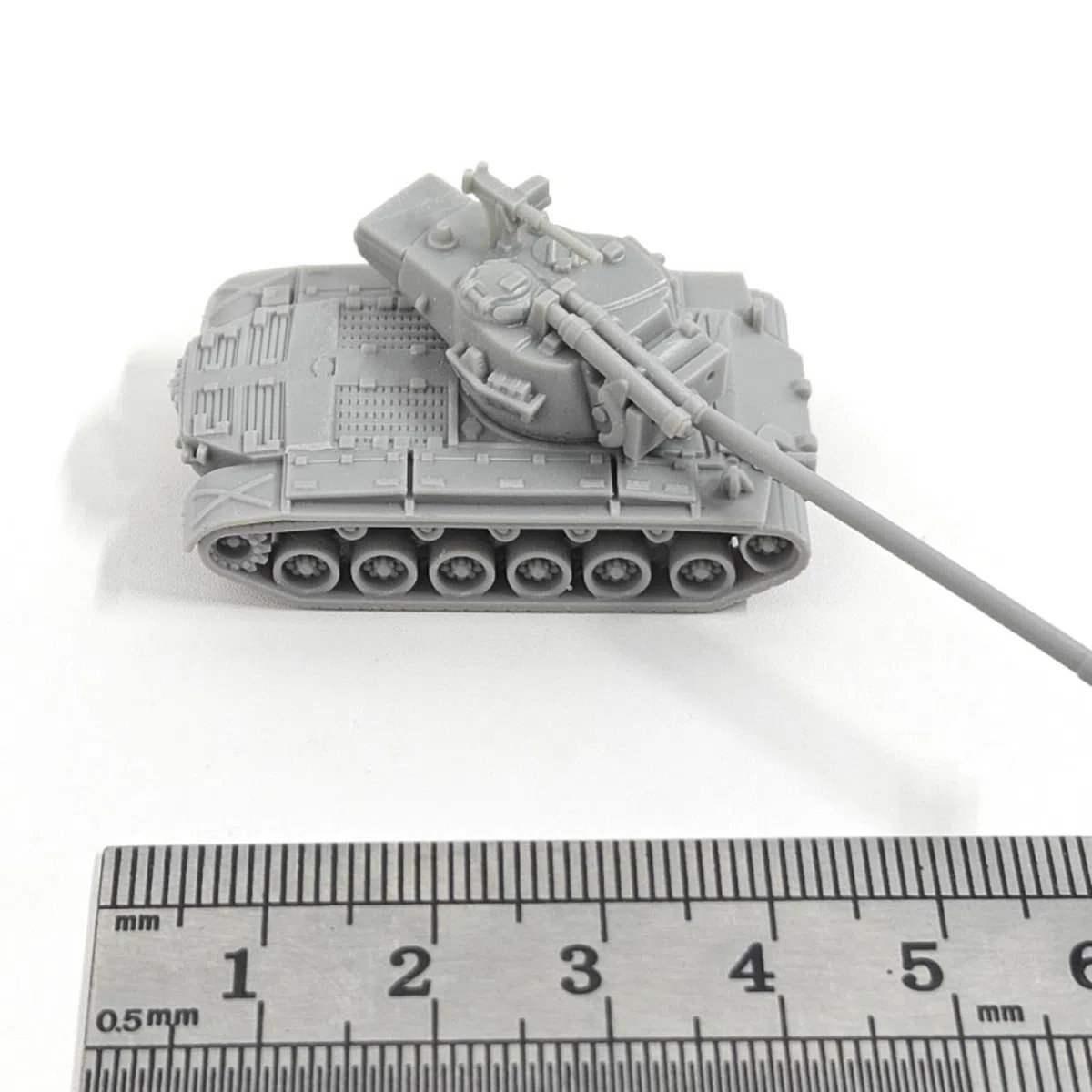 Kit De 5 Tanques Pesados ​​Super Pershing T26E4, Escala 1/144, Resina 3D, For Coleccionistas, De La Segunda Guerra Mundial.