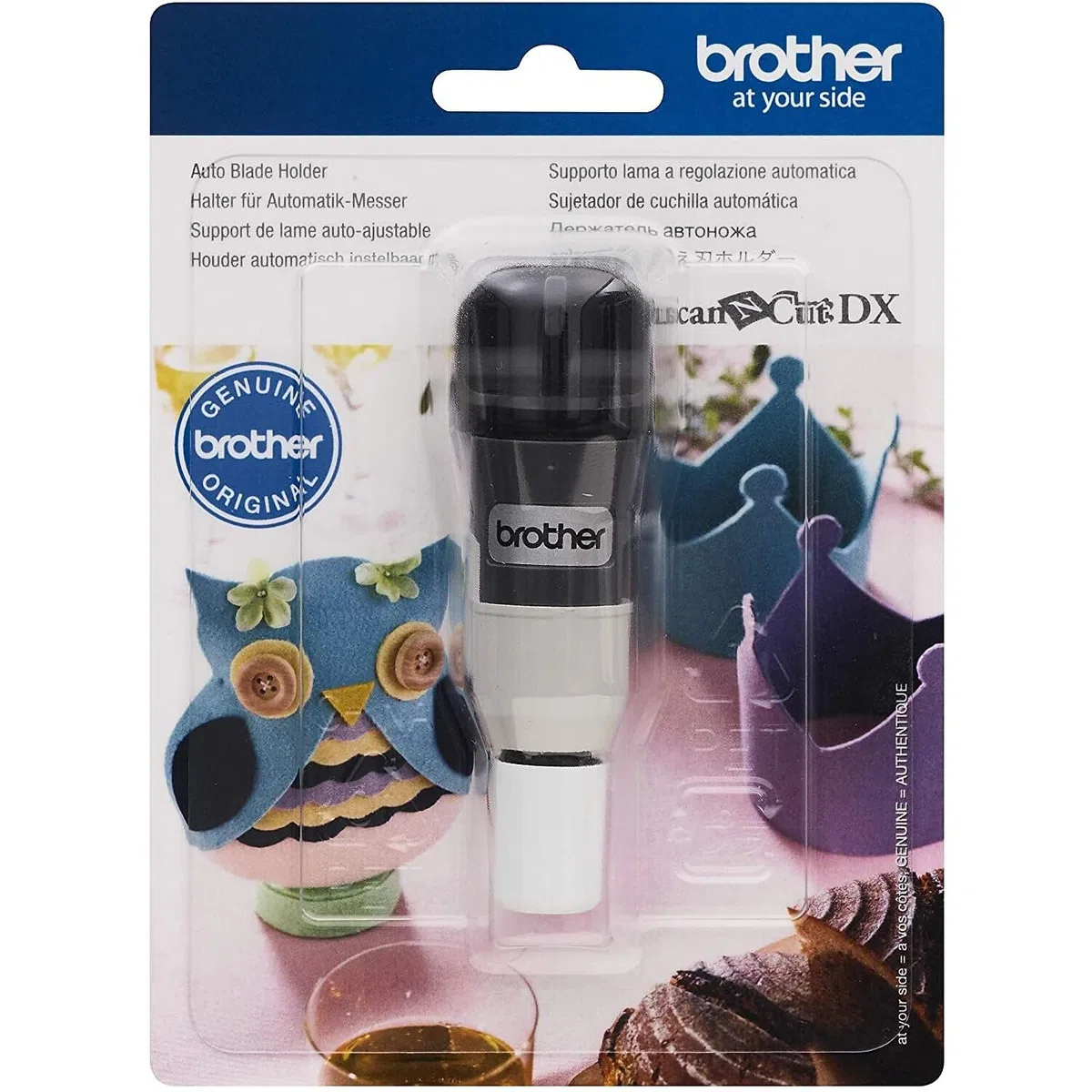 Brother ScanNCut DX Auto Blade Holder CADXHLD1 Soporte DE Cuchilla SDX, Blanco y Negro, Talla única