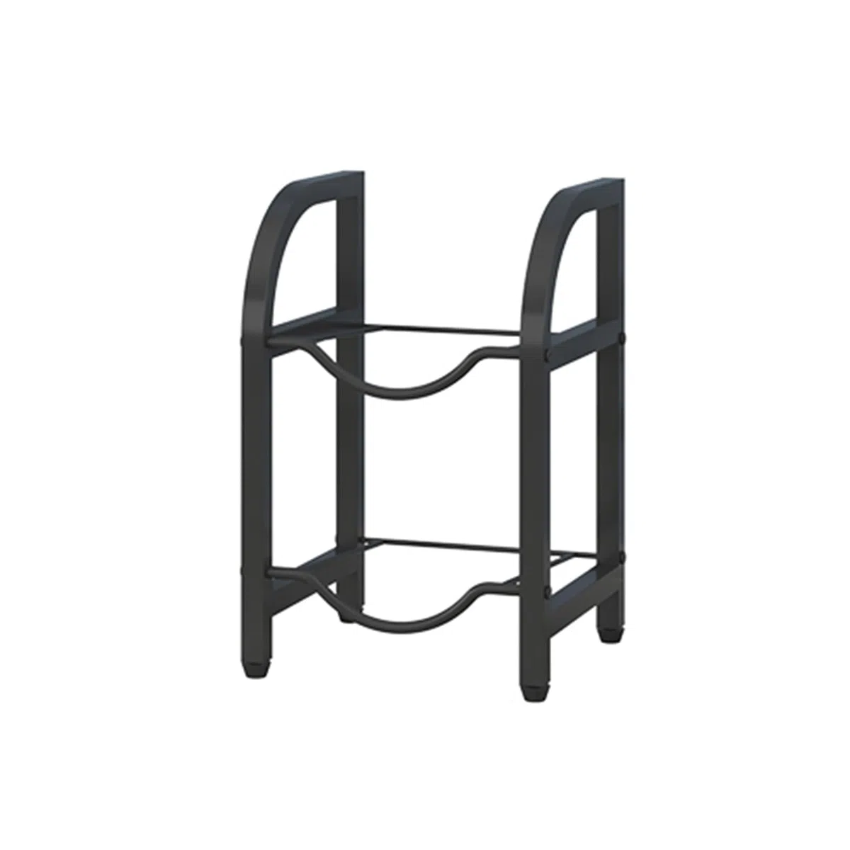 Estante para almacenar Botellas de Agua, Soporte para jarras de Agua de Acero al Carbono Reforzado, Organizador de Botellas para enfriadores de Agua para oficin,Negro 35x35x51cm