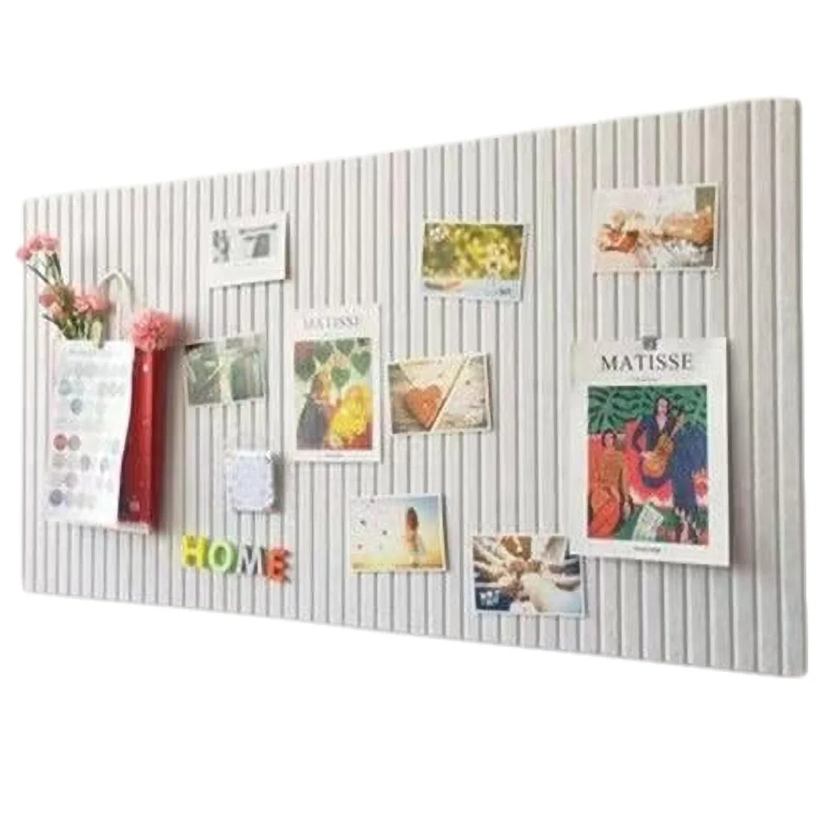 Tablero de Corcho Adhesivo de Fieltro (40x60cm-120x180cm), Organizador Mural Extraíble para Oficinas, con Chinchetas,White gray,60 * 120cm
