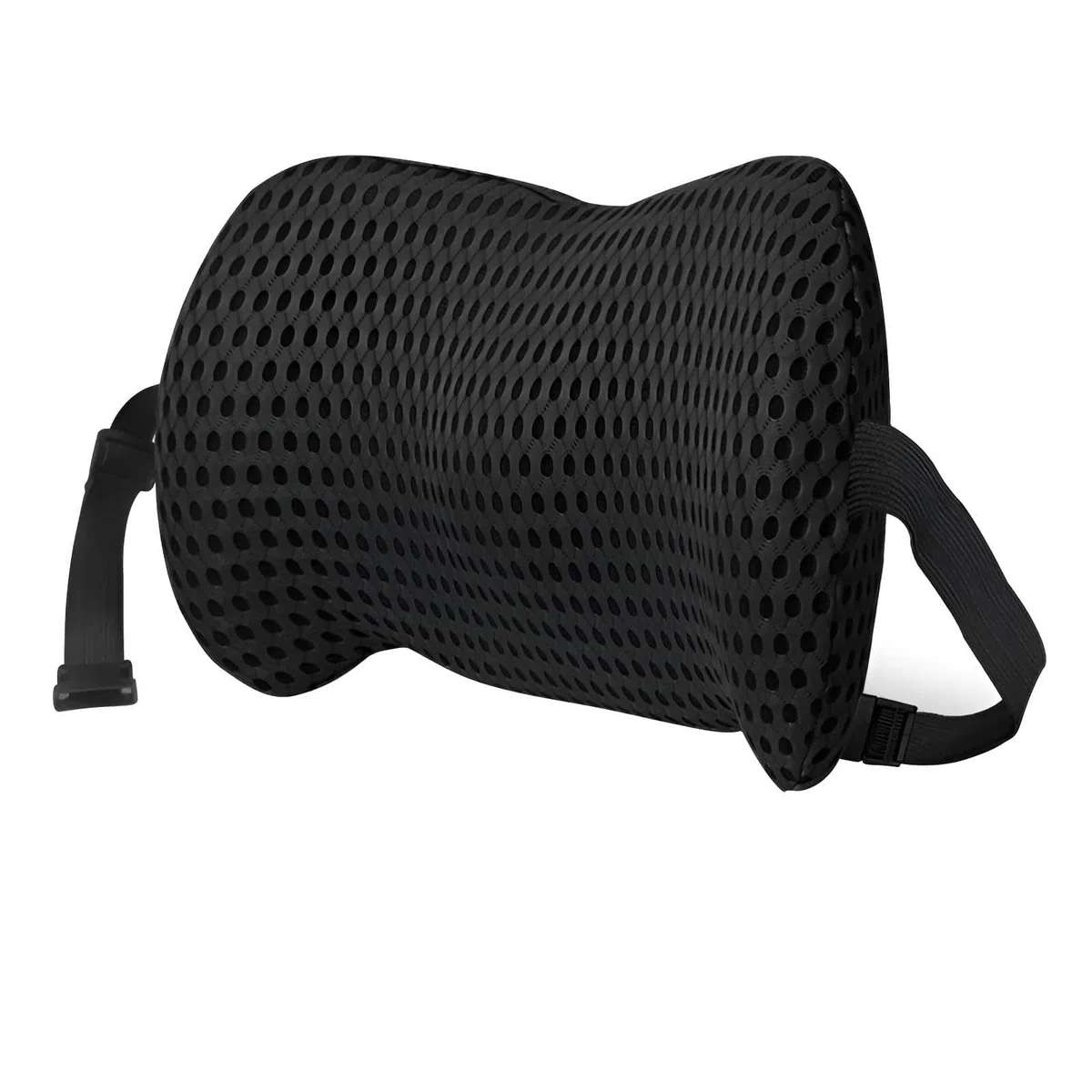 Almohada ergonómica de apoyo lumbar, cojín de respaldo de espuma viscoelástica de alta calidad para silla de oficina, coche y juegos, diseño ortopédico para aliviar el dolor de espalda baja, cubierta