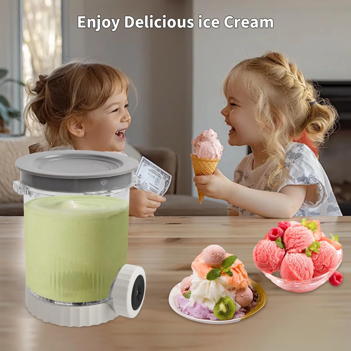 Recipientes para pintas y tapa Ninja Creami Swirl compatibles con NC700 701 NC701Q CN701CO Ninja Creami Swirl Pints, sin BPA y apto para lavavajillas (4 unidades con cuchara)