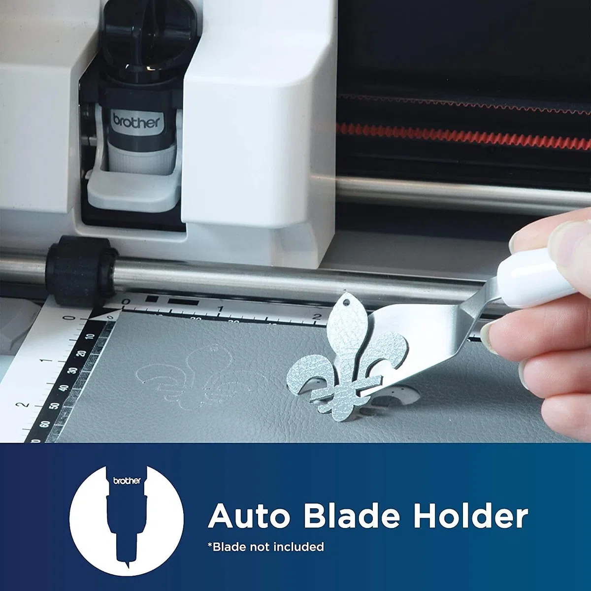 Brother ScanNCut DX Auto Blade Holder CADXHLD1 Soporte DE Cuchilla SDX, Blanco y Negro, Talla única