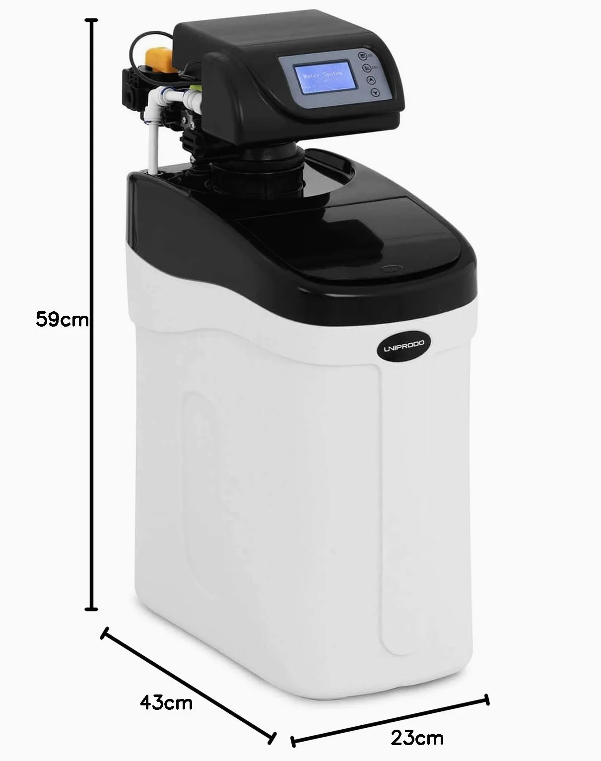Descalcificador Sistema De Descalcificación UNI_WATERSOFTENER_750 (Para 1-5 personas, 6,5 Litros, 1,4-2,8 m3/h)