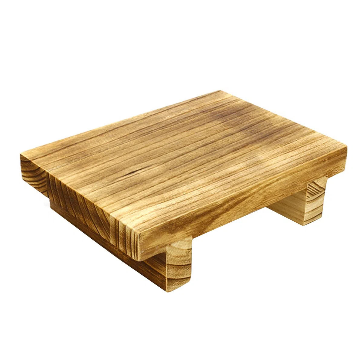 MINGZHE Taburete de Madera con Escalón, Antideslizante y Resistente para Cama, Taburete de un Solo Escalón (#1)