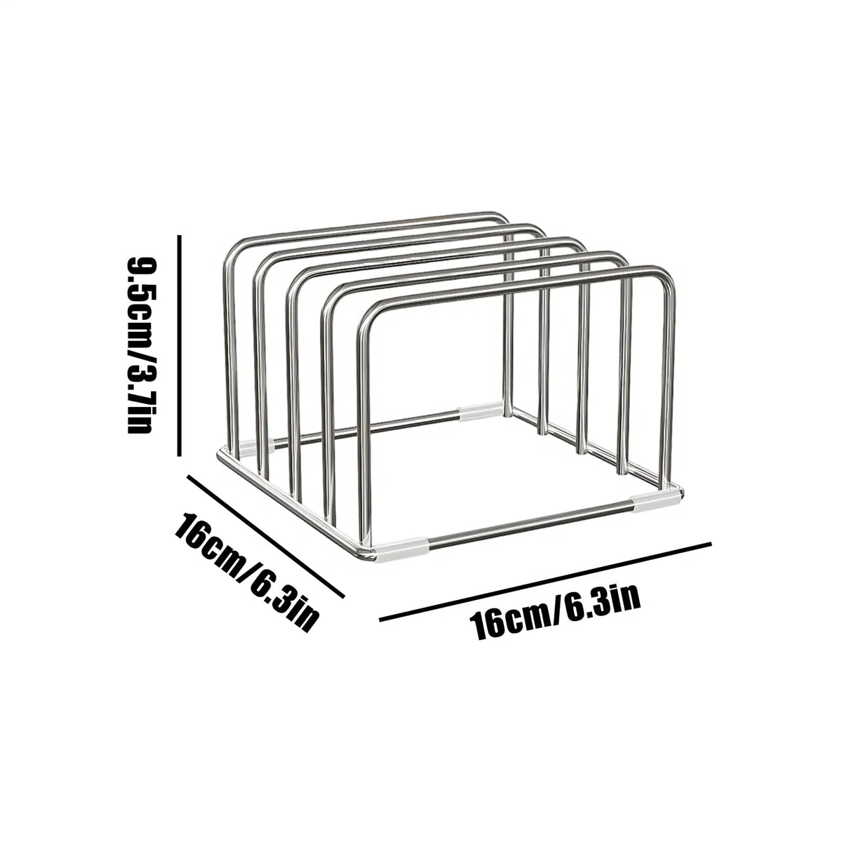 Soporte Para Tablas De Cortar | Organizador Y Resistente Al Óxido - Soportes Para Tablas De Cortar,Para Hogar Cocina Oficinas Libros Archivos Utensilios De Cocina Sartenes