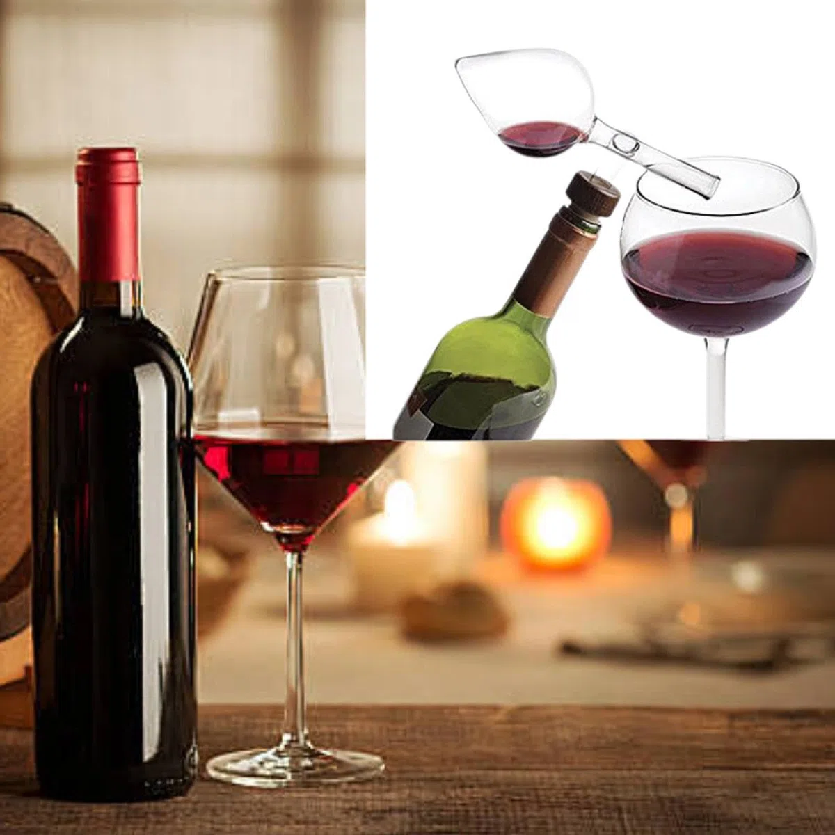 Colcolo Dispositivo para Airear Vino y Servir, Decantador de Whisky, Regalos para Padres, Estilo a