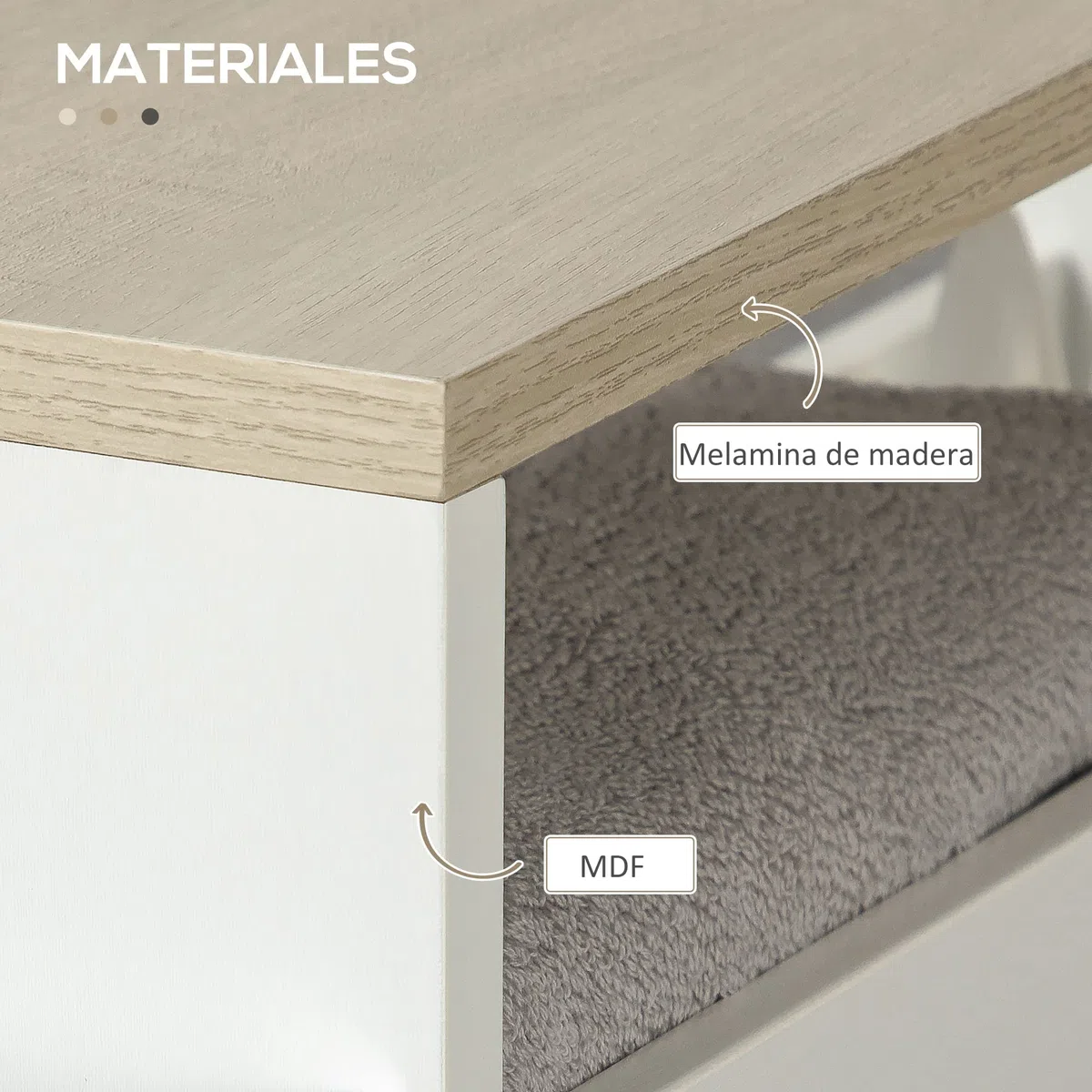 kleankin Carrito Auxiliar con Ruedas Delgado de 3 Niveles, Carrito de Cocina Estrecho con 3 Estantes, Tablero y Asa, para Comedor, Salón, Baño, 48x15x80 cm, Blanco