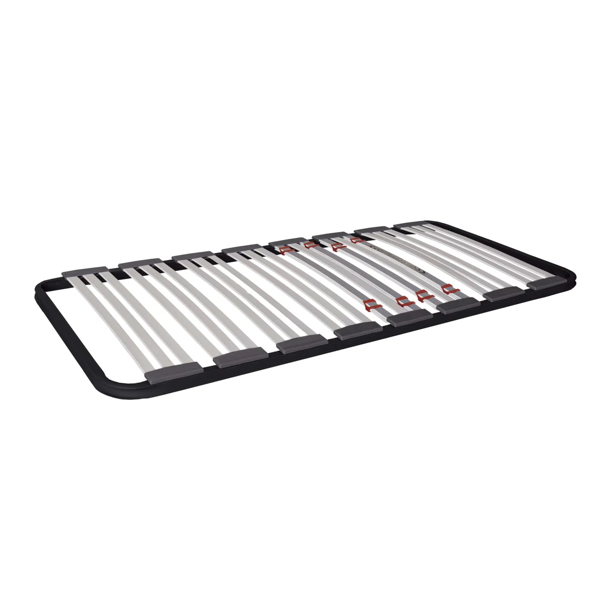 Miroytengo Somier 90x200 cm multiláminas con Reguladores Lumbares, Firmeza Adaptable, Tubo 40x30 mm y Laminas de Haya Natural (Sin Patas)