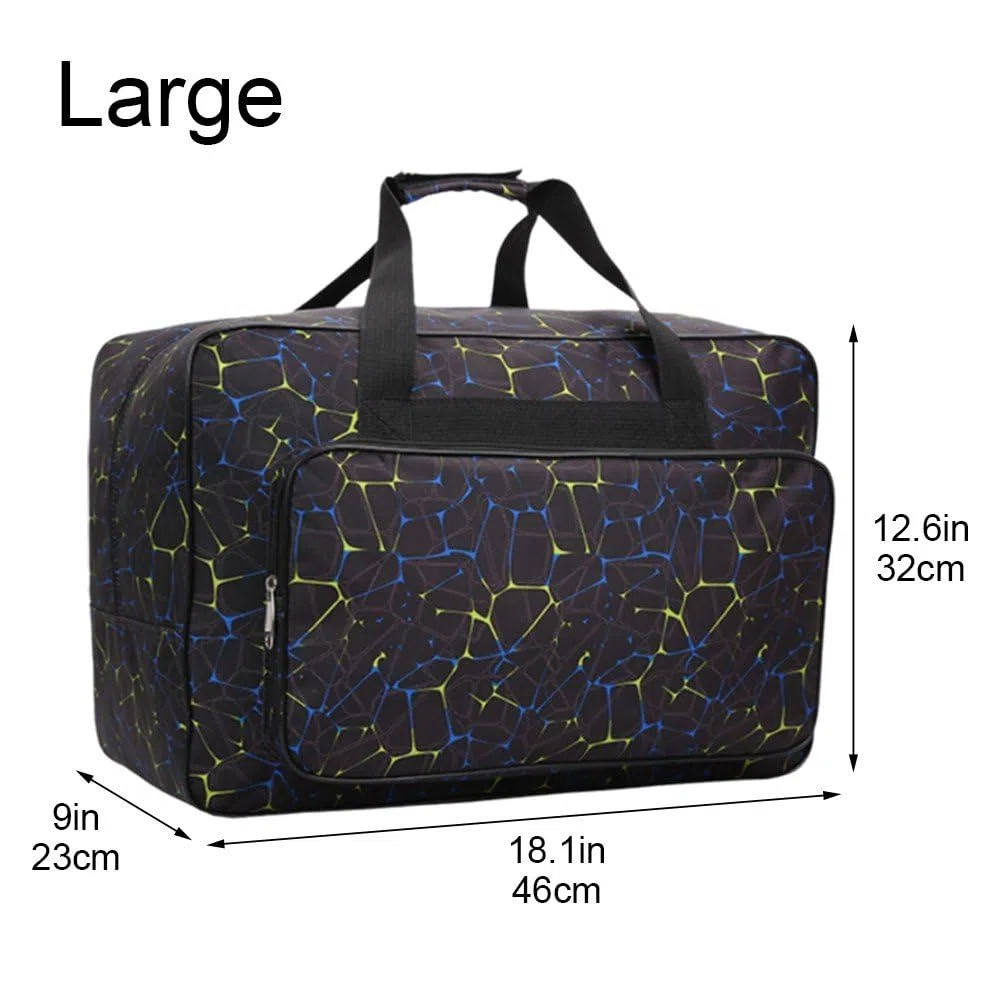Estuche De Transporte Para Máquina De Coser Bolsa De Viaje Para Máquina De Coser Con Bolsillo Frontal Bolsa De Almacenamiento Bolsa De Almacenamiento Portátil Para Máquina De Coser Y Accesorios(negro)