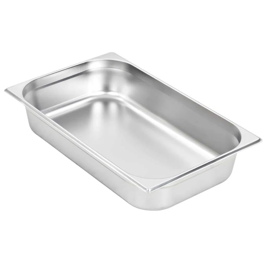 Accesorios para electrodomésticos de cocina Gastronorm contenedores 4 piezas GN 1/1 100 mm acero inoxidable hogar y jardín