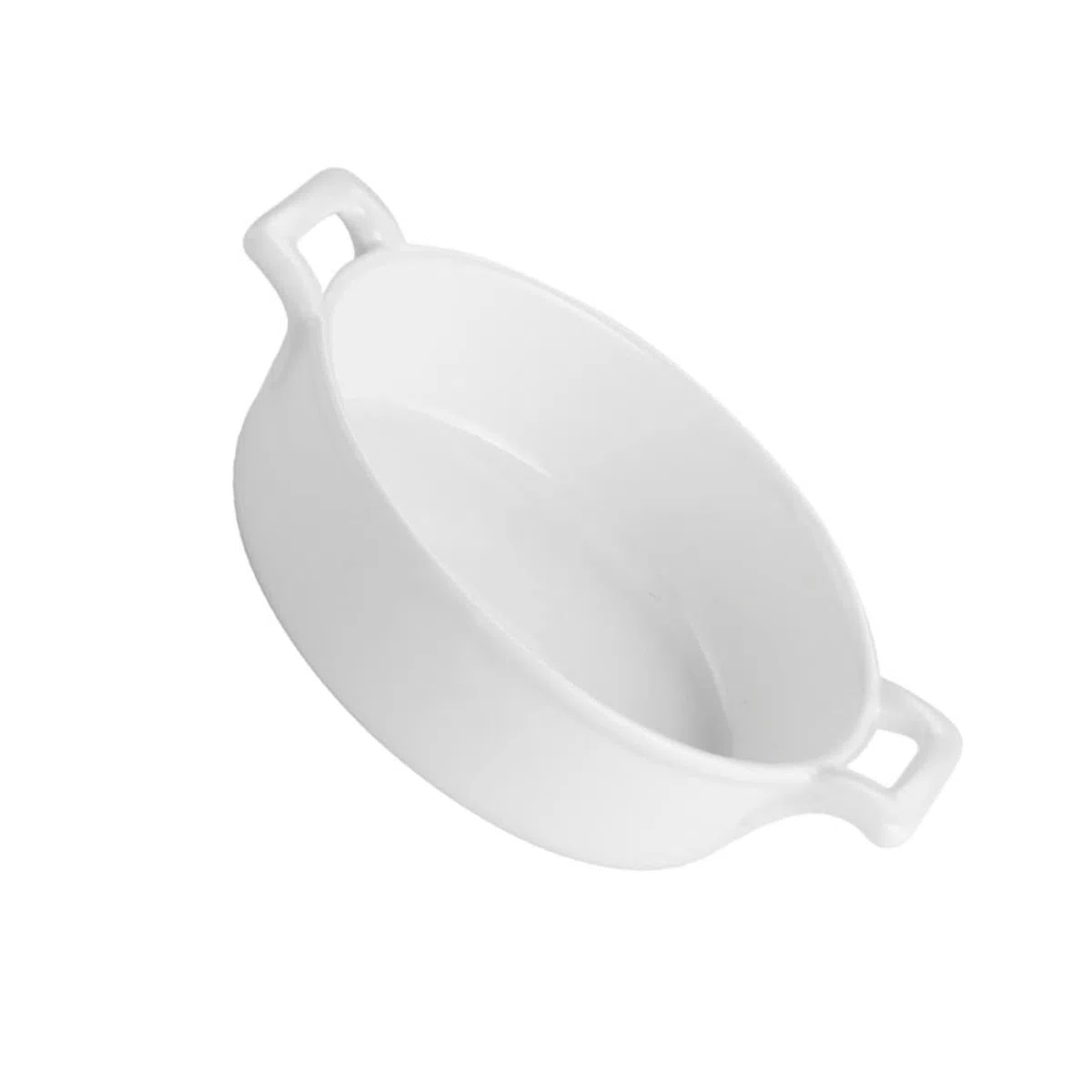 Mikinona Tazón de Sopa Grande Cuenco Multifuncional de Color Claro de Cerámica con Asas Antiarañazos para Servir en Cocina y Comedor Familiar