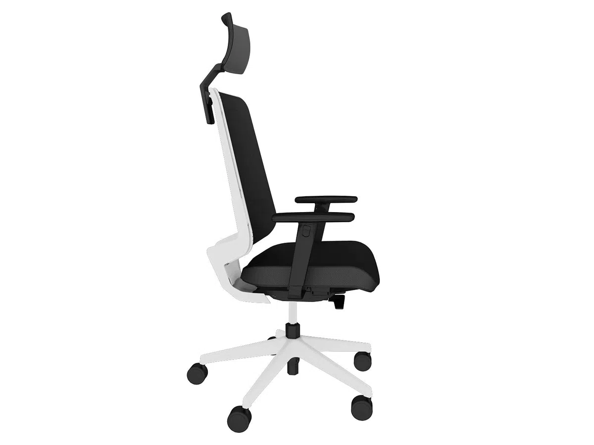 Silla de Escritorio Profesional Dot Pro | Negra-Blanca 21009 (Entrega 24H)