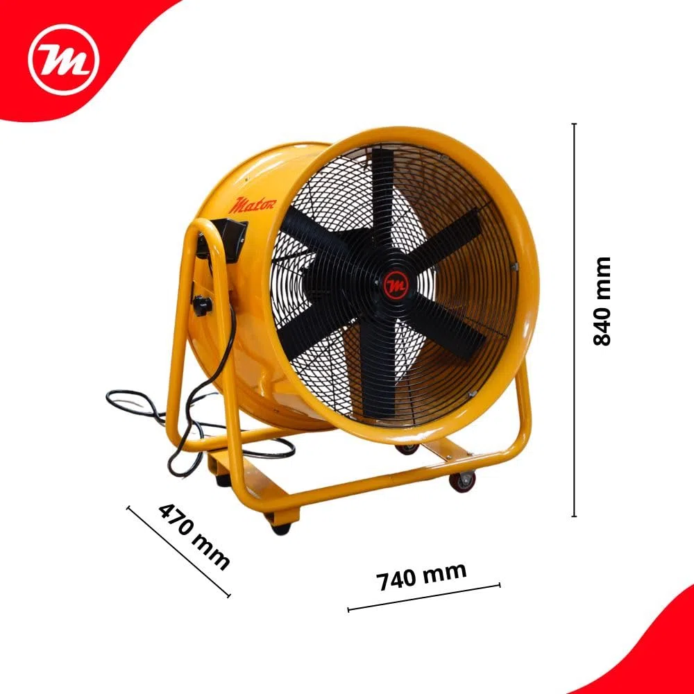 HURRICANE VENTILADOR INDUSTRIAL D.600 SHT-60-Ventilador industrial 2.200W, 17.400m3/h