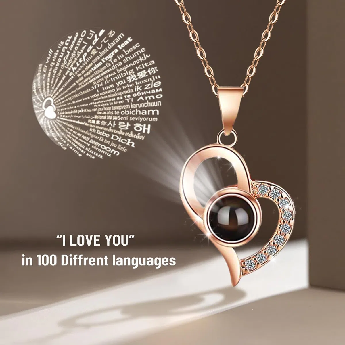Yamonic Rosa Eterna Regalos Originales para Mujer,Rosa Eterna Natural Preservada con Collar Regalo Mujer,Flore Preservada Regalos Madres Regalo Navidad San Valentin Dia de la Madre Cumpleaños