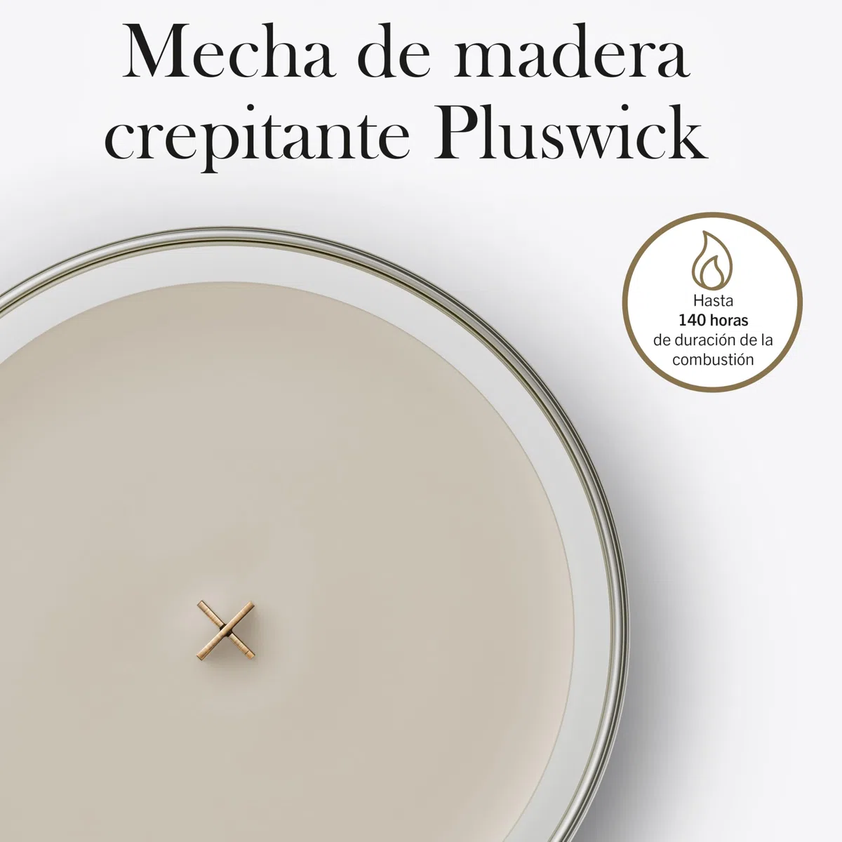 WoodWick | Vela grande | Tonka y leche de almendras | Gran regalo para mujeres