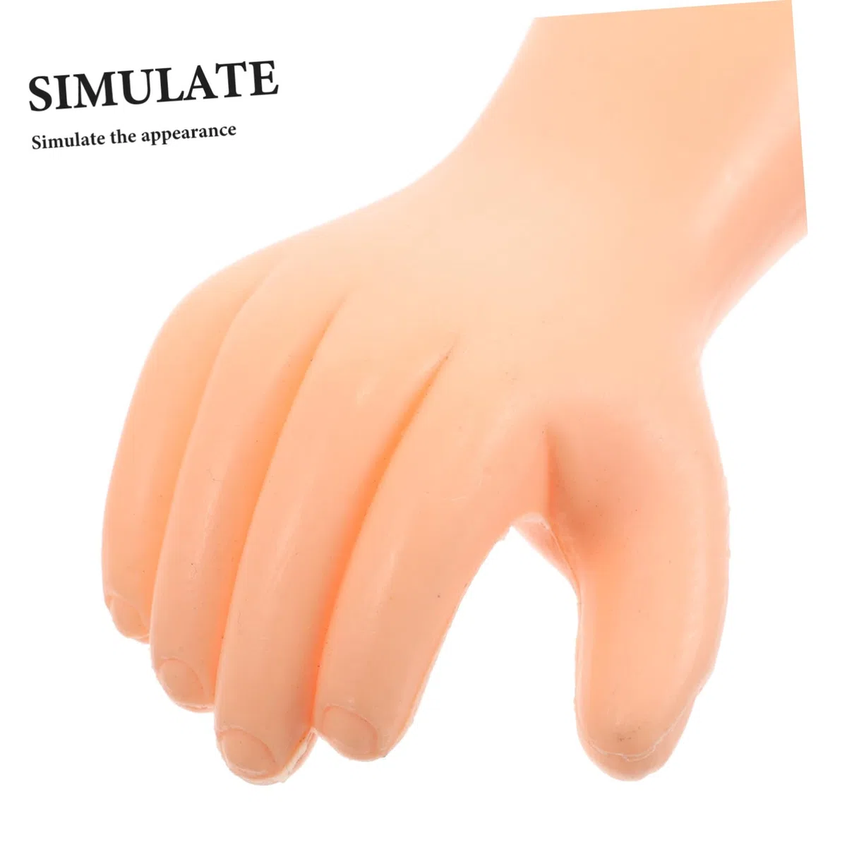 Toyvian 6pares Arreglos Manos De Muñeca Realistas Accesorios De Simulación De Plástico Componentes para Manualidades De Muñecas DIY Manos Miniatura para Reparación De De Simulación