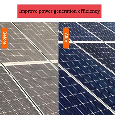 Kit de limpieza de paneles solares, limpiador de ventanas alimentado por agua con cepillo y manguera de 29 pies para un mantenimiento eficiente del panel solar y ventanas, ideal para propietarios de