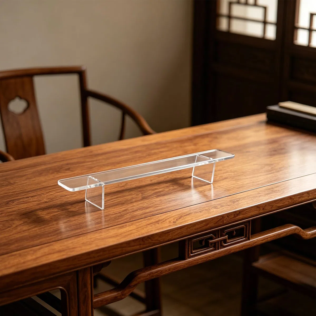 VINTORKY Puente de dibujo acrílico transparente: Puente de apoyo para artistas Creative Mark, estabilizador de mano acrílico utilizado para pintar, dibujar y esbozar a mano, 15,63 pulgadas.