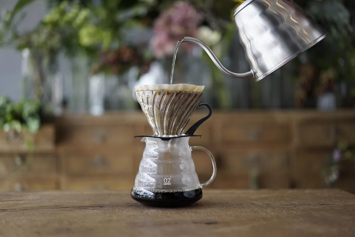 Hario VDG-02B Molinillo de café eléctrico, 200 milliliters, Vidrio, x