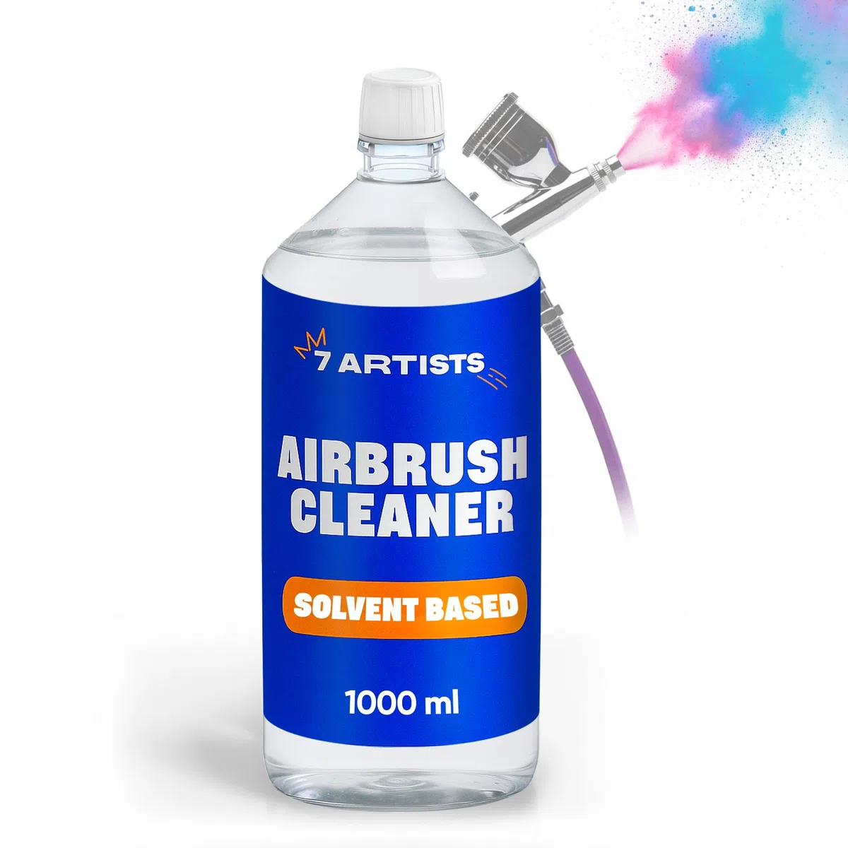 Limpiador Aerografo Profesional 1000 ml – Airbrush Cleaner para Limpieza Pistola Aerografo Modelismo | Elimina Residuos Pintura Acrilico Secos y Frescos