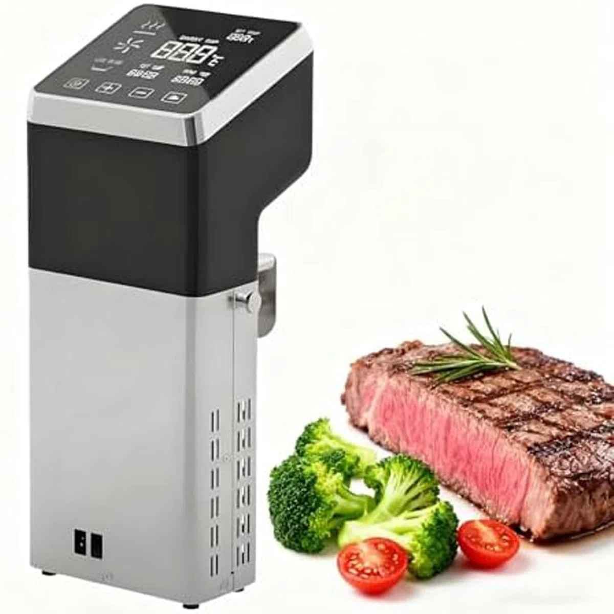 Sous Vide Cooker 1600W Commercial Sous Vide Machine Fast Heating Immersion Circulator with Timer & Accurate Temp Control, Stainless Steel, Ultra-Quiet, IPX8 Waterproof, Home Kitchen Use