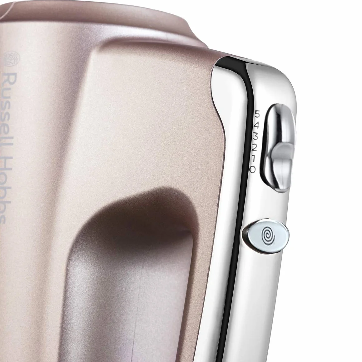 Russell Hobbs Batidora Amasadora Swirl Smoky Quartz - Batidora Varillas, 2 Varillas Batidoras, 2 Ganchos para Masa, 5 Velocidades, Función Turbo, Accesorios Aptos para Lavavajillas - 25892-56