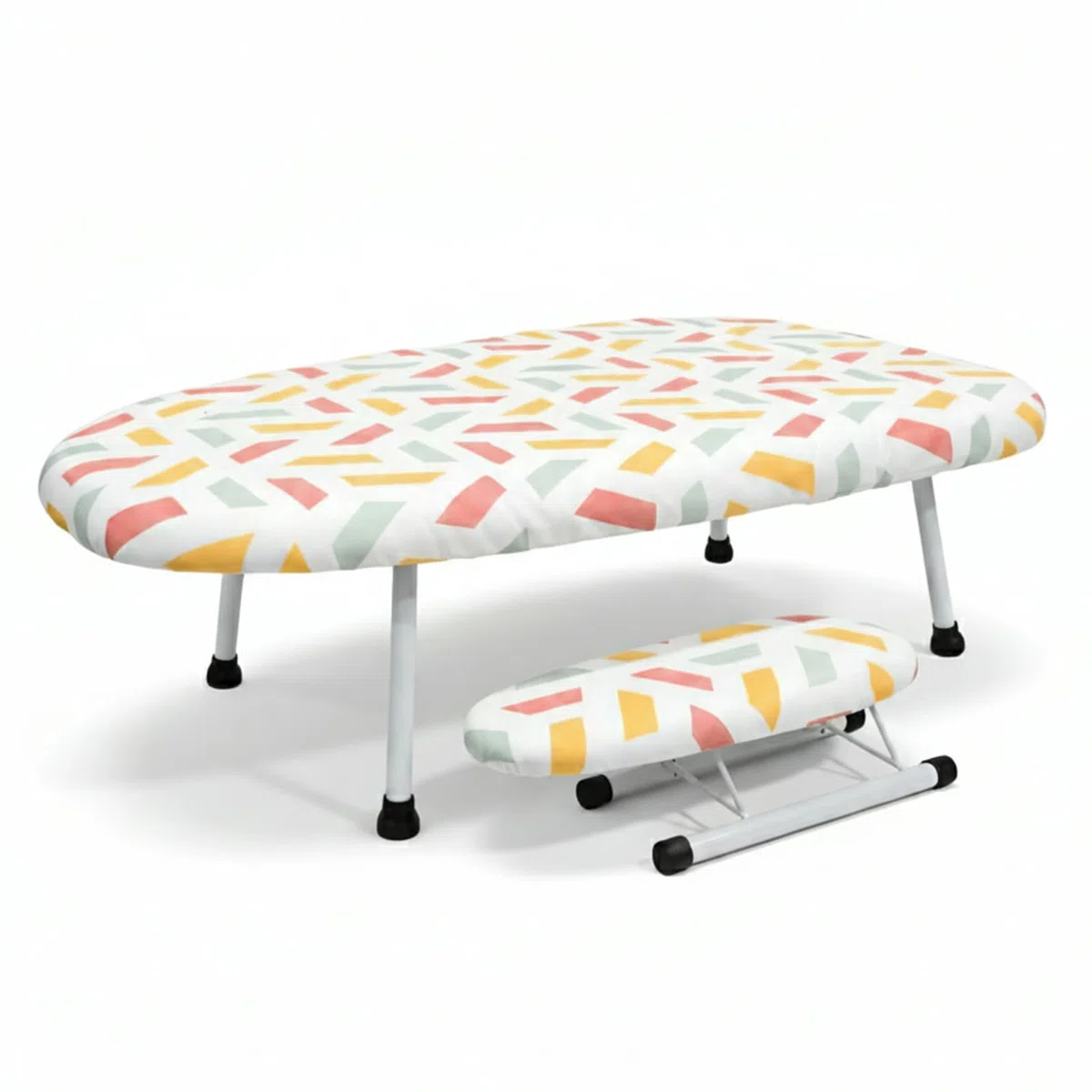 BeGrit Mesa Planchar Tabla de Planchar Pequena con Patas Plegables Mini Funda para Tabla de Planchar Mangas Ironing Board Planchado Tabua de Engomar 60 × 35 cm