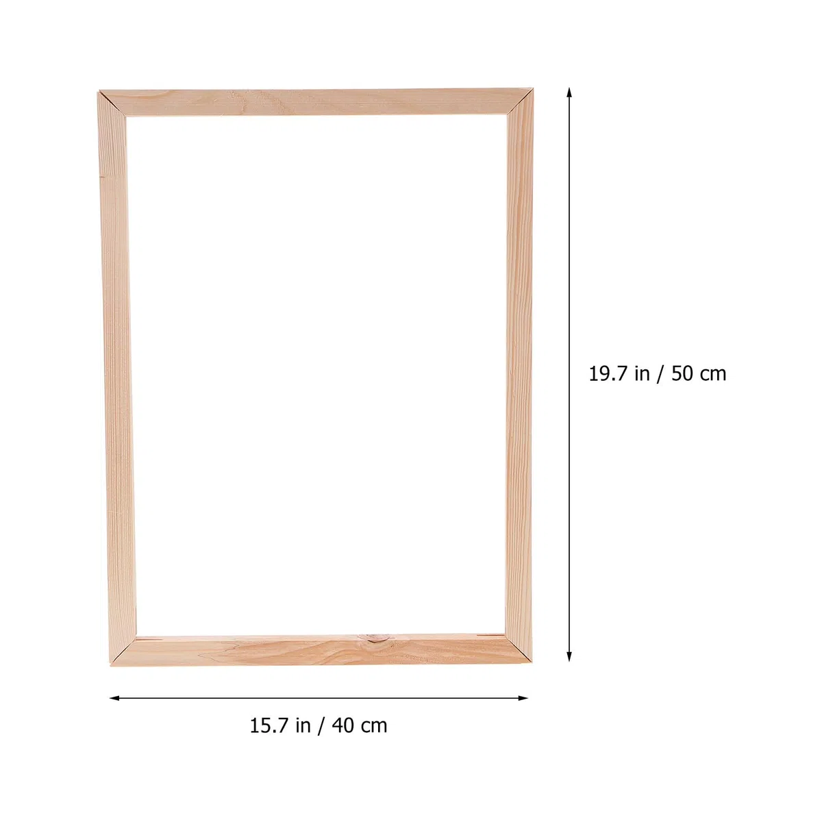 Marco de Madera Maciza para Lienzo DIY 40x50 Cm, Bastidor Combinado para Pintura al Óleo, Práctico Kit de Barras de Estiramiento para Arte y Manualidades, Accesorio para Taller