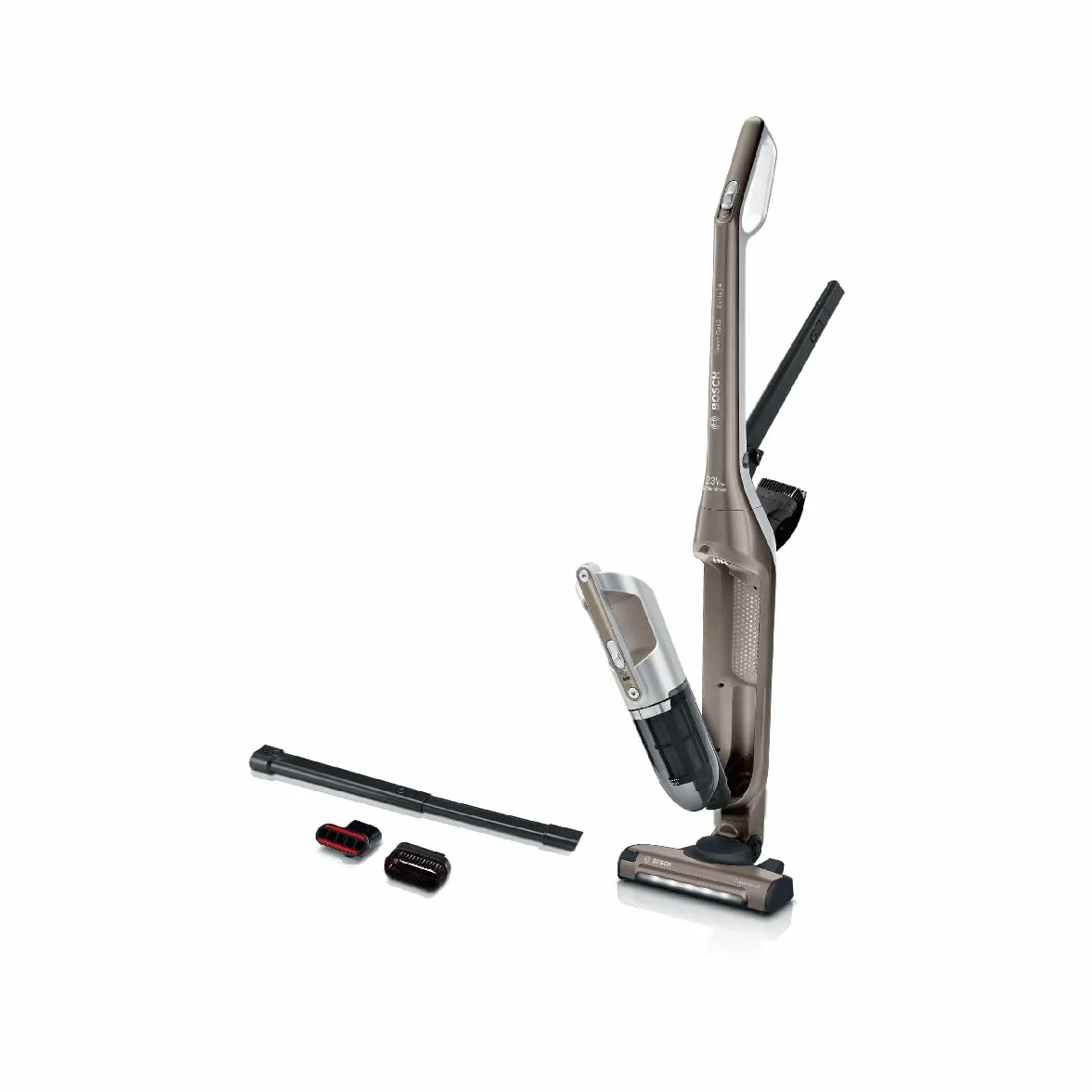 Bosch - Aspirador Vertical sin Cable Flexxo Gen 2, 28 W, 0.4 litros, Serie 4, Marrón, BBH3ALL23