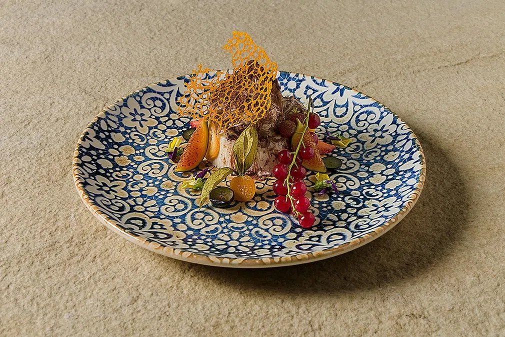Bonna Platos de postre - Alhambra - Porcelana - 21 cm - juego de 6