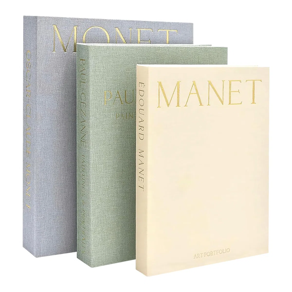 3 libros decorativos con espacio oculto, caja de libros con cierre magnético, libros decorativos, apilables uno encima del otro y diseño Nesting, caja de almacenamiento para mesa de café, estantería