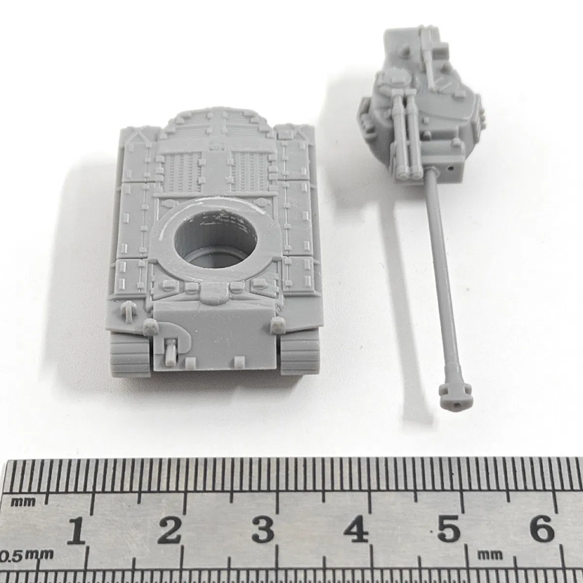 Kit De 5 Tanques Pesados ​​Super Pershing T26E4, Escala 1/144, Resina 3D, For Coleccionistas, De La Segunda Guerra Mundial.