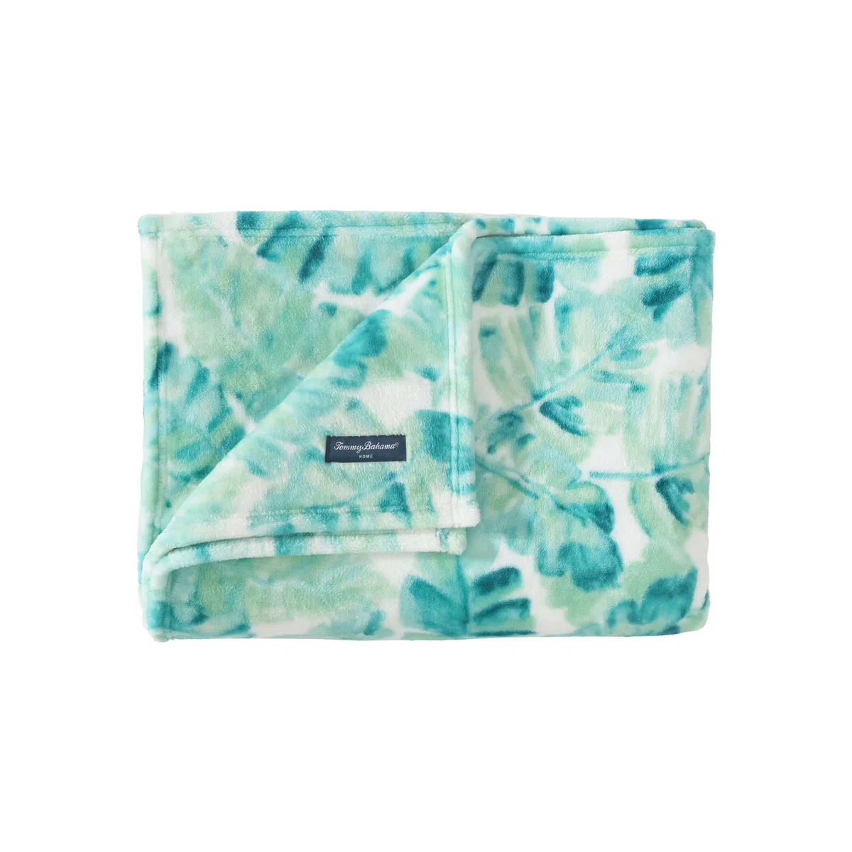 Tommy Bahama - Manta de Forro Polar de Felpa, decoración Tropical del hogar para Cama o sofá (Verde Fin de Semana, 50 x 70 Pulgadas)